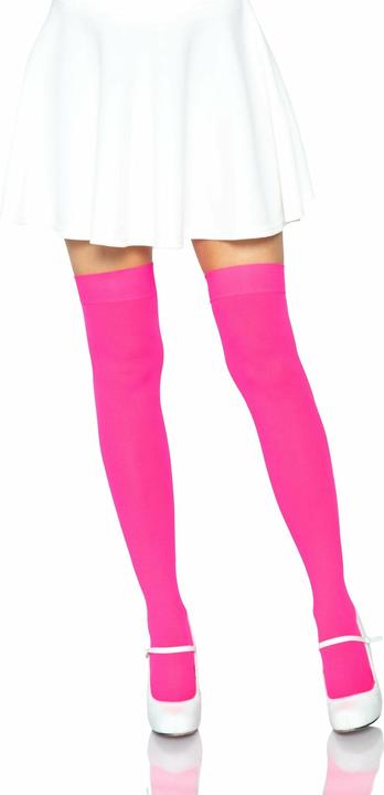 Produktbild Leg Avenue Nylon Thigh Highs Neon Pink