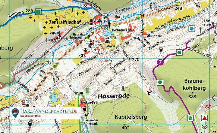 Produktbild Wernigerode, Wanderkarte und Stadtplan