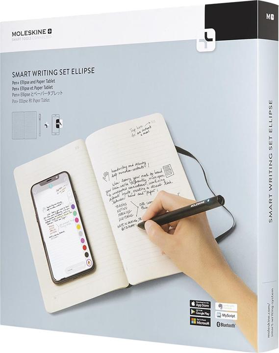 Produktbild Moleskine Smart Writing Set Ellipse (A5, Liniert, Harter Einband)