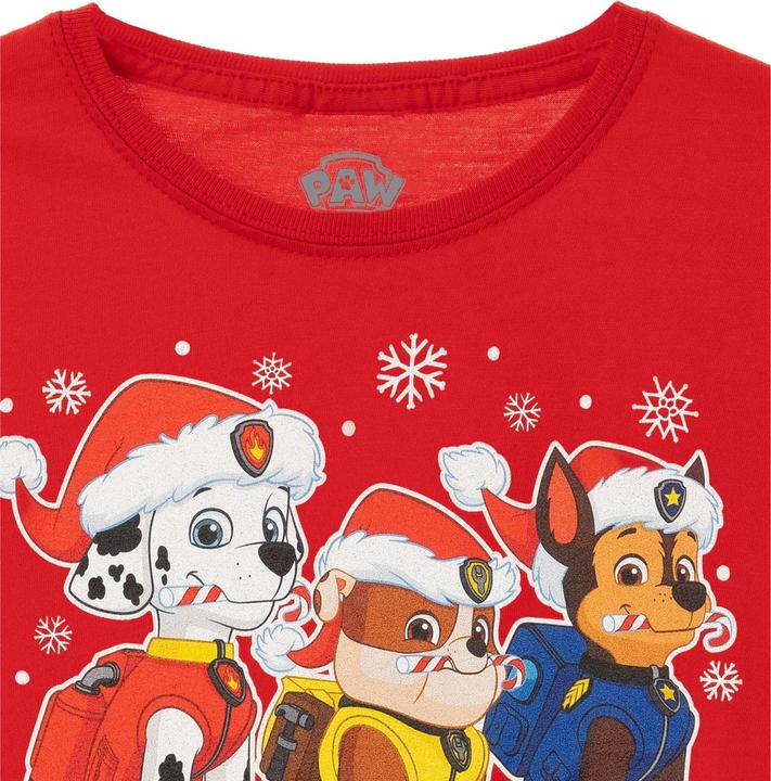 Immagine prodotto Paw Patrol Merry Christmas Maglietta Ragazzi (128)