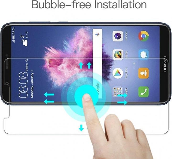 Actual product image Screenguard Huawei P Smart Protective Glass Film Case Friendly Design (1 Piece, Huawei P Smart)