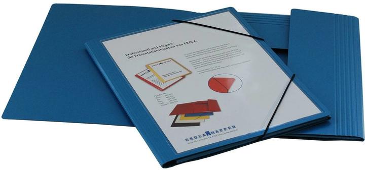 Immagine prodotto Erola Cartella di presentazione A4 blu con tasca + 3 lembi (A4, 1 x)
