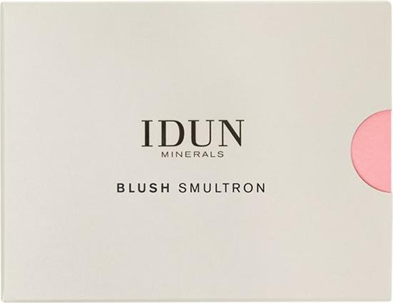 Actual product image IDUN Minerals Rouge/Blusher Smultron peach pink (Peach Pink)
