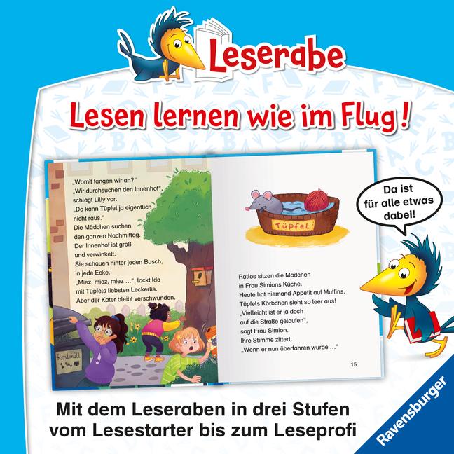 Produktbild Ravensburger Der Fall Katzenpfote - Leserabe ab 2. Klasse - Erstlesebuch für Kinder ab 7 Jahren (Deutsch, Katja Reider, Simone Krüger, 2023)