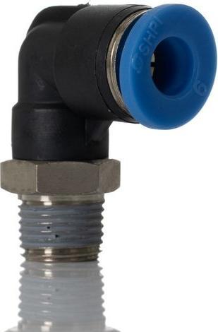 Produktbild Rs Pro Winkelgewindeadapter, Gewinde-zu-Rohr, Kunststoff, R1/8 Stecker, 9,9 kgf/cm², 990 kPa (Winkelverbindung)