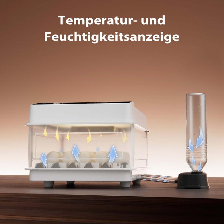 Produktbild Wiltec Fudajo Vollautomatischer Flächenbrüter Brutmaschine 128 Eier Inkubator Hühner