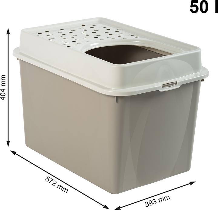 Actual product image Rotho Berty Eco (Cat litter tray open)