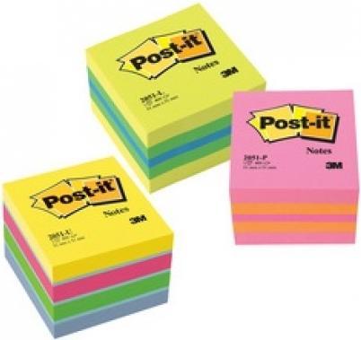 Actual product image Post-it Notes Cube Mini Lemon (51 x 51 mm)