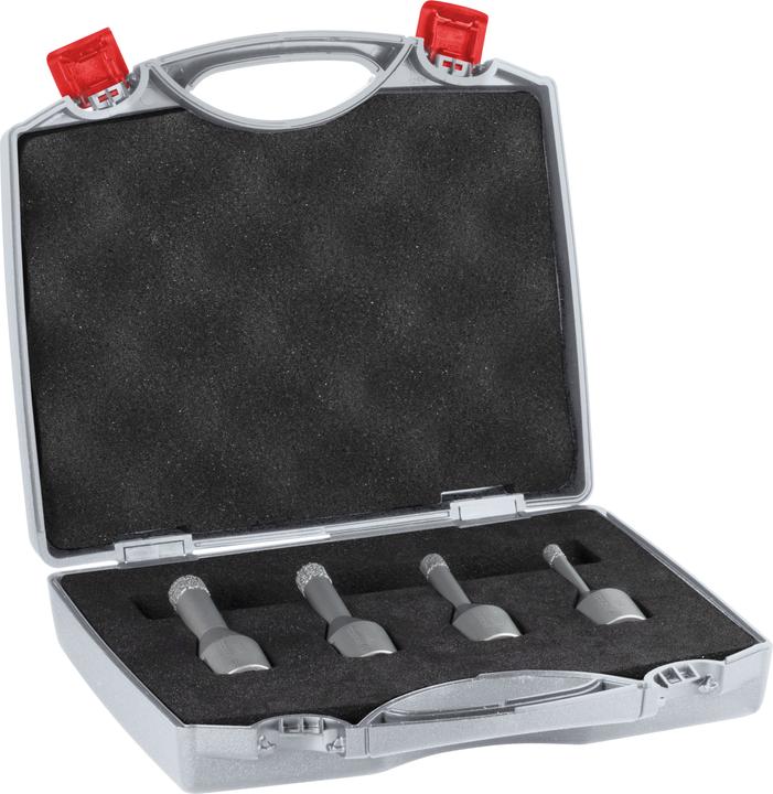 Actual product image Bosch Professional Zubehör PRO Ceramic dry X-Lock core bit set, 6 x 30, 8 x 30, 10 x 30, 12 x 30 mm, 4 pcs. (6, 8, 10, 12 mm)