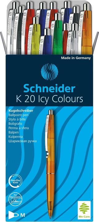 Schneider biros (Colored, 20 x)