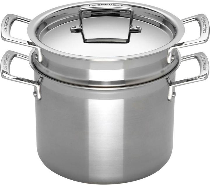 Produktbild Le Creuset Pastatopf mit Einsatz (Kochtopf, Aluminium, Edelstahl)