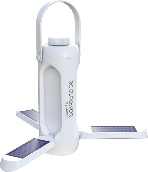 Actual product image RealPower outdoor LED lamp OL-6000,6.000 mAh,Solar,Flashlig