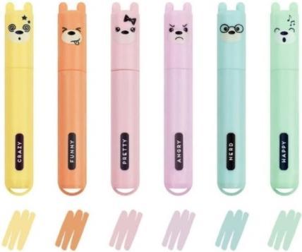 Immagine prodotto Legami Set di penne leggere stile Teddy 6 pastello (Multicolore)