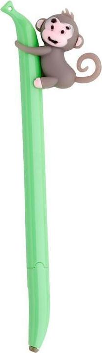 Produktbild Puckator Affe Banane feine Spitze Kugelschreiber Kuli (Pink, Gelb)