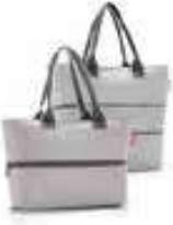 Actual product image reisenthel shopper e1 herringbone grey