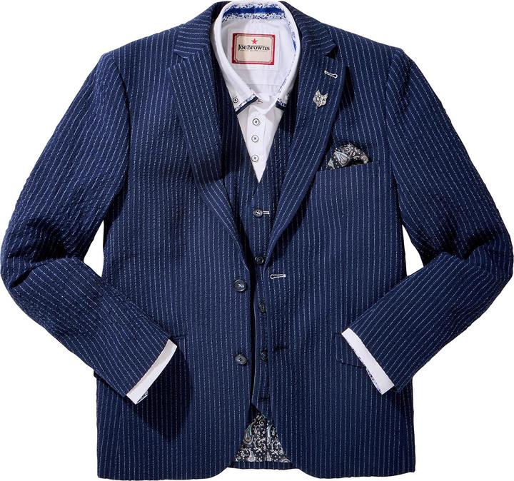 Actual product image Joe Browns Pinstripe Seersucker Suit Blazer (Frequency band 38 (2600 MHz))