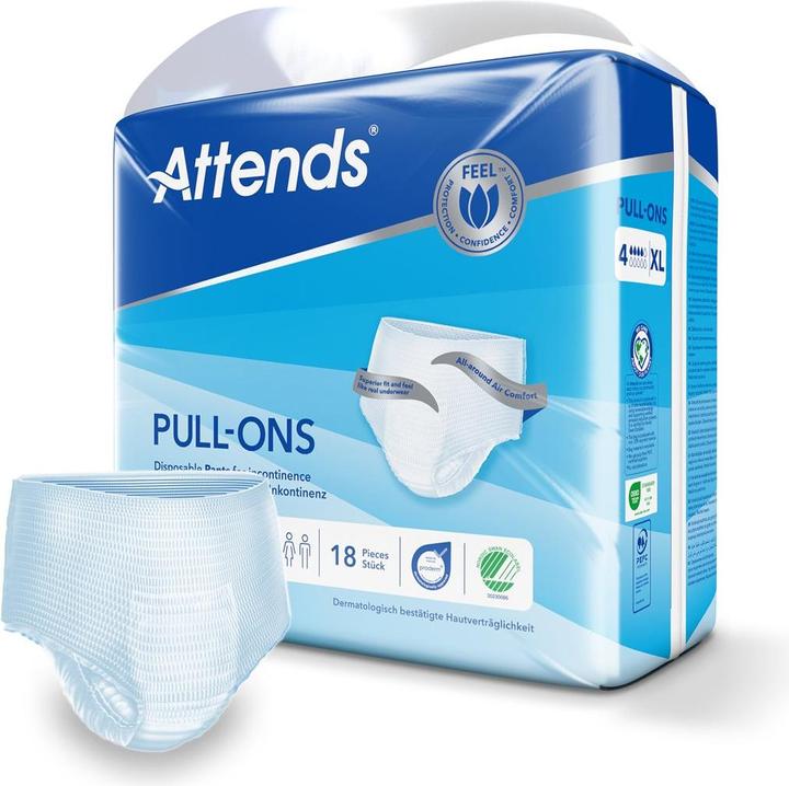 Actual product image Attends Pull-Ons 4 (18 x, Large plus)