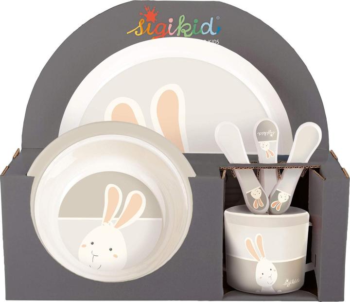 Sigikid Crockery set Bunny Vanilla **