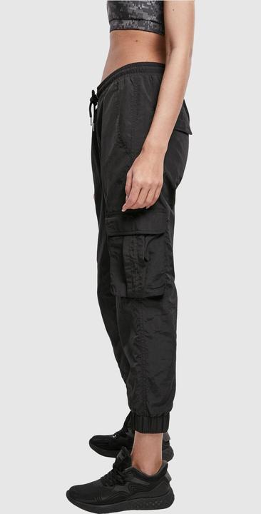 Actual product image Urban Classics Ladies High Waist Crinkle Nylon Cargo Pants (5XL)