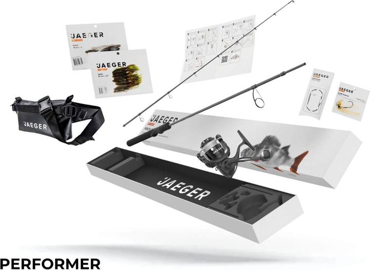 Image du produit Jaeger Perch Go Kit - Perche Starter Combo Performer Edition (Canne à lancer, 204 cm)