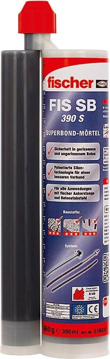 Fischer FIS 518830 Superbond-MÃ¶rtel FIS SB 390 S (660 g)