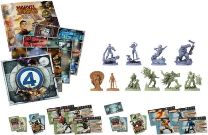 Immagine prodotto Cmon Marvel Zombies - Fantastic 4 Under Siege, gioco da tavolo, per 1-6 giocatori, dai 14 anni in su. (Tedesco)