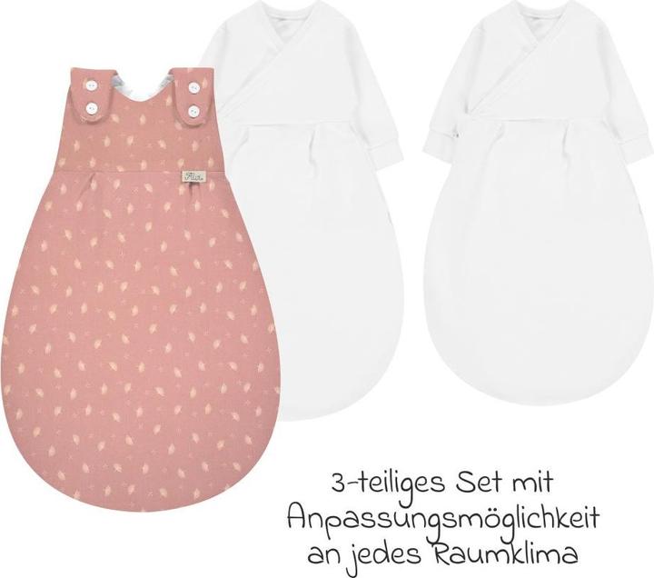 Produktbild Alvi Schlafsäcke Baby-Mäxchen 3-tlg. - Pretty - Gr. 68/74 (2.5 TOG)