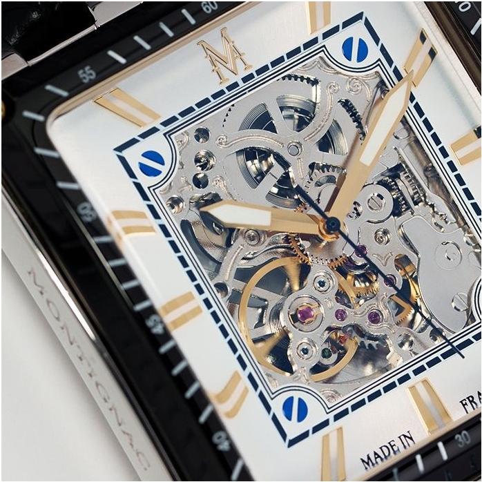 Immagine prodotto Montignac Orologio Automatico Square (Orologio scheletrato, 2310 mm)