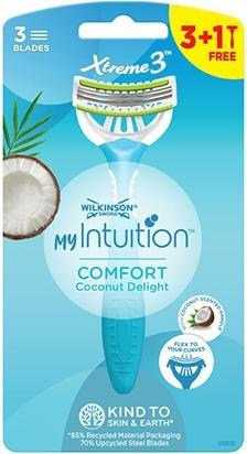 Wilkinson Disposable razor for women My Intuition Comfort Coconut Delight 3 + 1 pc (3 x)