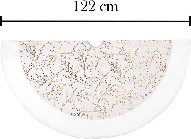 Image du produit Hermex Tapis de sapin de Noël Tapis de jupe de sapin de Noël Tapis de jupe de sapin de Noël (1 -pièce)