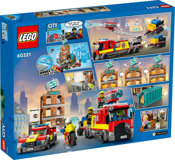 Produktbild LEGO Feuerwehreinsatz mit Löschtruppe (60321, LEGO City)