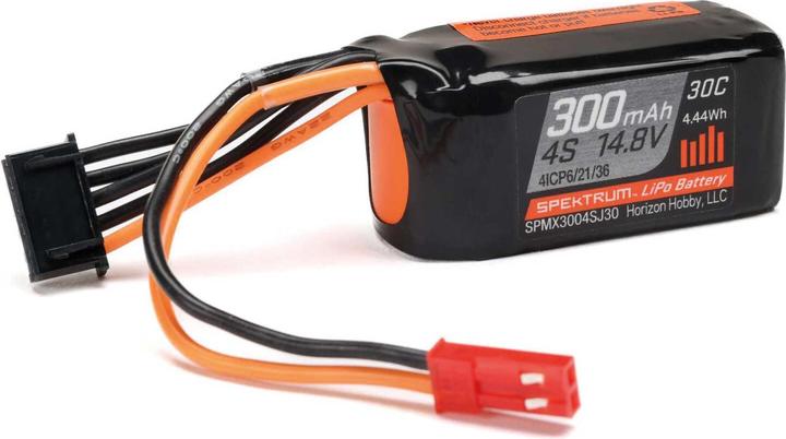 Actual product image 4S 14.8V 300mAh 30C LiPo Battery (14.80 V, 300 mAh)