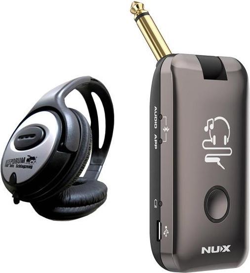 Produktbild NUX Mighty Plug Amp-Plug für Gitarre mit Kopfhörer (Bass, Gitarre)