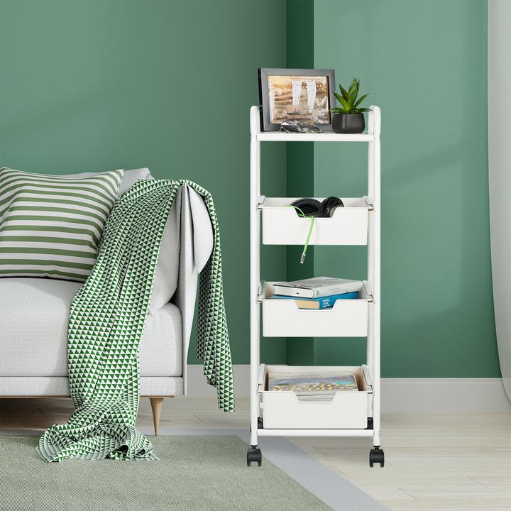 Image du produit Relaxdays Chariot à roulettes