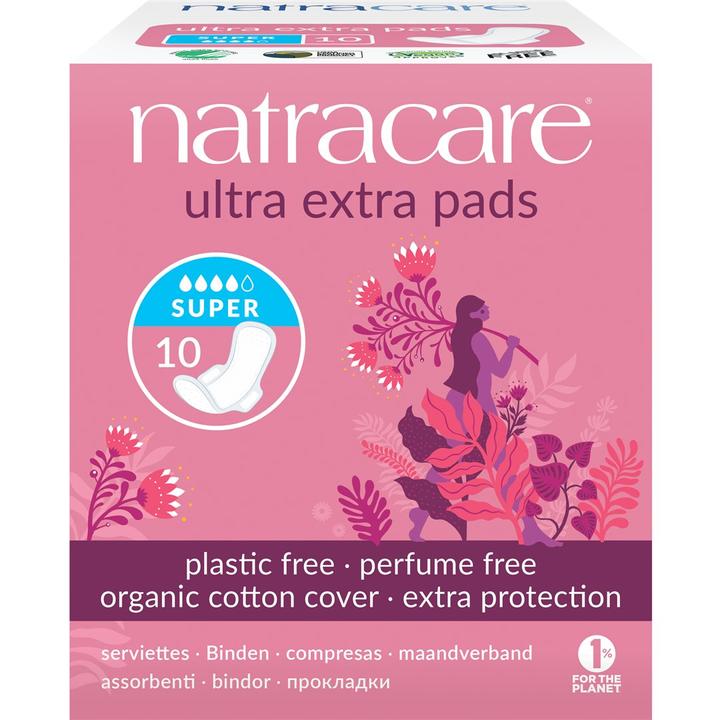 Actual product image Natracare Ultra Extra Pads Super (10 x)