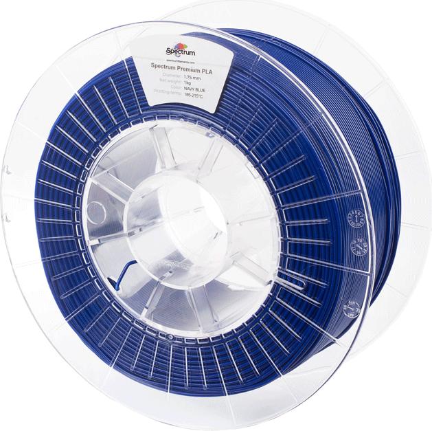 Immagine prodotto Filamento / PLA / BLU NAVY / 1,75 mm / 1 kg (PLA, 1.75 mm, 1400 g, Blu)