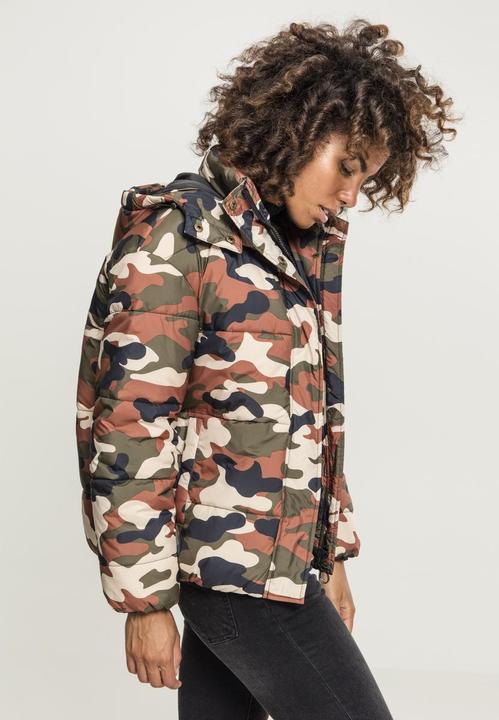 Image du produit Urban Classics Ladies Boyfriend Camo Puffer Jacket (XL)