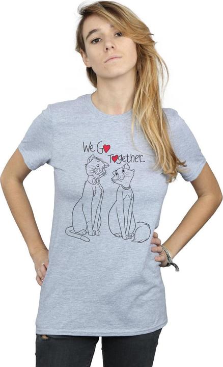 Immagine prodotto Disney Aristocats We Go Together Maglietta Ampia Donna (XL)