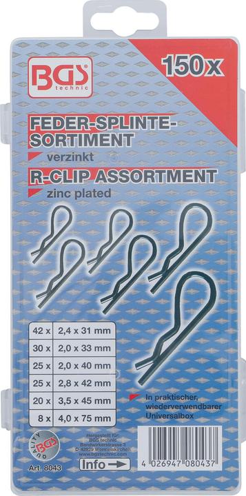Produktbild BGS Federsplinte-Sortiment