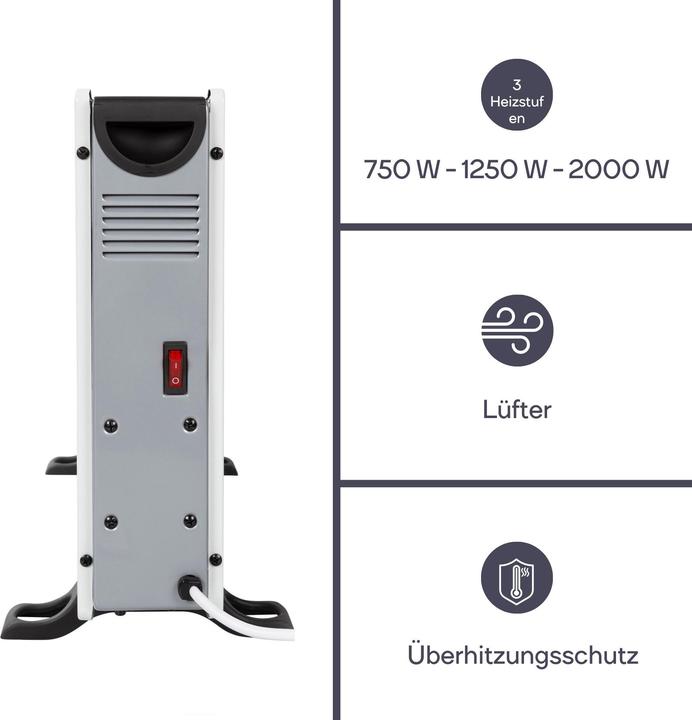 Produktbild Perel SMART1310 - Konvektionsheizgerät (2000 W)