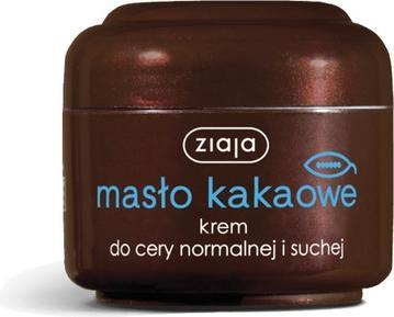 Actual product image Ziaja Cocoa Butter Cream Improving Colour Scores Score Normal And Dry 50Ml (Body cream, 50 ml)