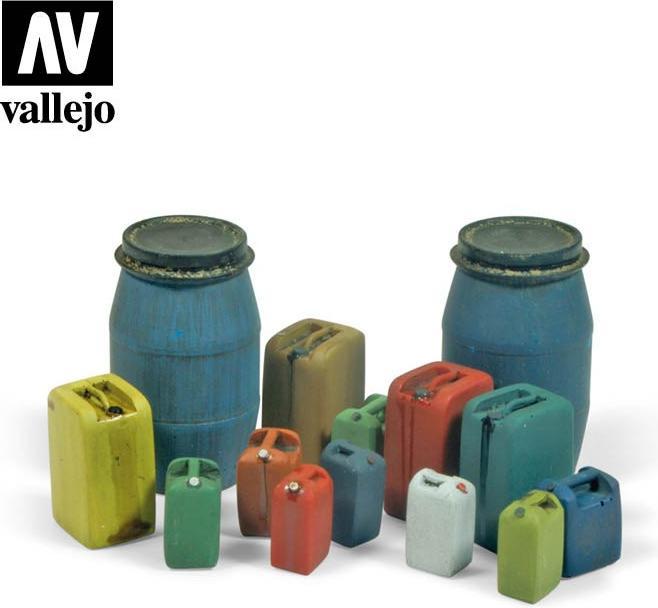 Vallejo Assorted Modern Plastic Drums 2 (SC211) (Plastic)