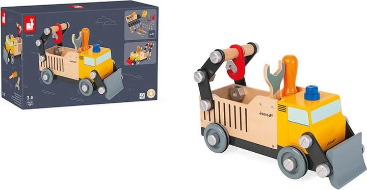 Actual product image Janod Brico'Kids Konstruktions Truck