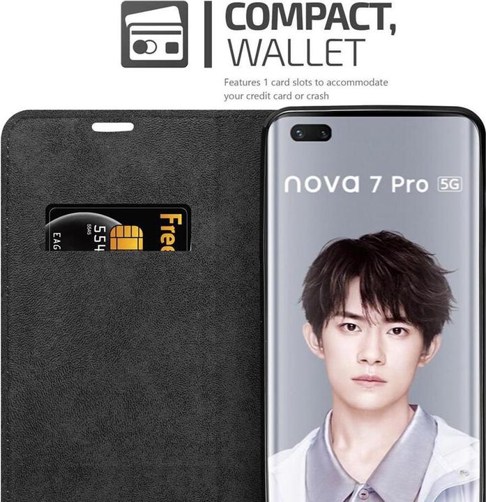 Immagine prodotto Cadorabo Copertina magnetica invisibile del libro (Huawei Nova 7 Pro 5G)