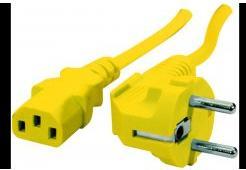 Image du produit Générique AC Power cord 2 P GND Yellow - 1.80 m (1.80 m)