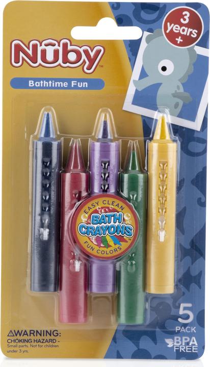 Actual product image Nuby Bath crayons