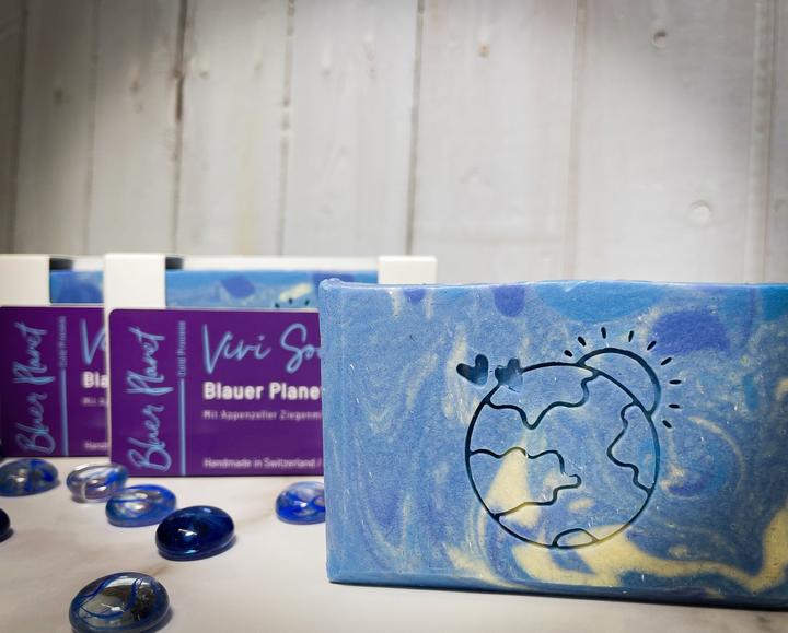 Immagine prodotto Vivi Soaps Sapone al latte di capra Blue Planet (Sapone duro)
