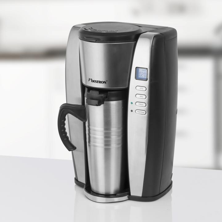 Actual product image Bestron Personal Thermal Coffee Maker with Timer