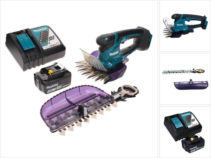 Produktbild Makita DUM 604 RF1X Akku Grasschere 18 V mit Gras- und Strauchscherblatt + 1x Akku 3,0 Ah + (Akkubetrieb)