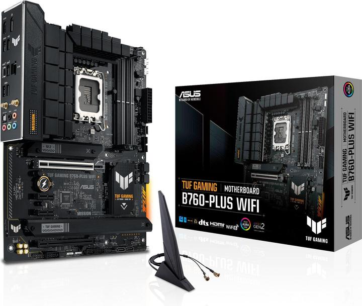 Produktbild ASUS TUF GAMING B760-PLUS WIFI (LGA 1700, Intel B760, ATX)
